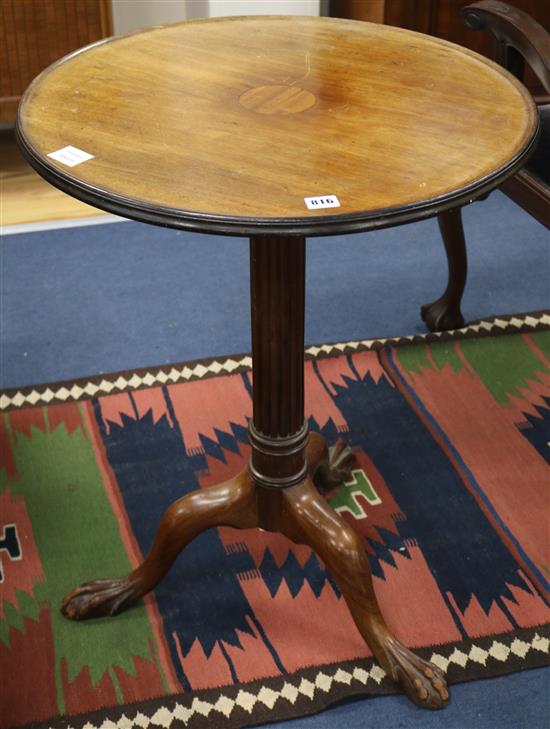 A George III wine table, W.60cm